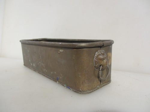 Vintage brass trough - brass, tub