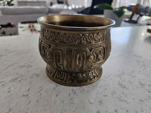 Antique chinese solid brass - antique,