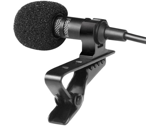 Tie clip lapel mic lavalier - clip,