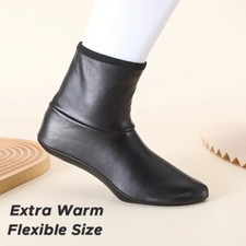 Thermal PU Leather Socks, Warm