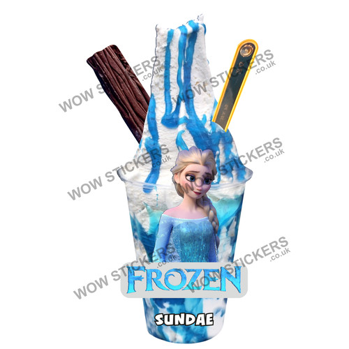 Elsa frozen ice - elsa, sundae