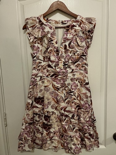 Floral eliza cream dress - floral,