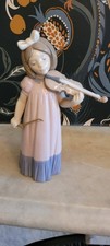 Lladro Nao - Girl With Violin