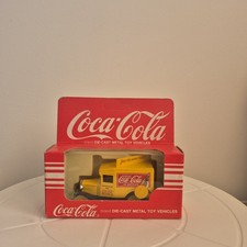 LLEDO DIECAST COCA-COLA BRANDED VAN YELLOW TRUCK Boxed VGC 