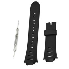 New Rubber Black Watch Band Strap Buckle Wristband For SUUNTO OBSERVER SR Parts