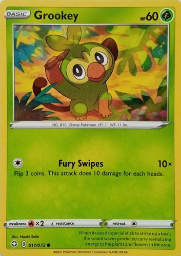 011 072 grookey common - |,