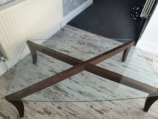 2 xNatuzzi Hex Contemporary Italian Coffee Tables, one square, one rectangular 