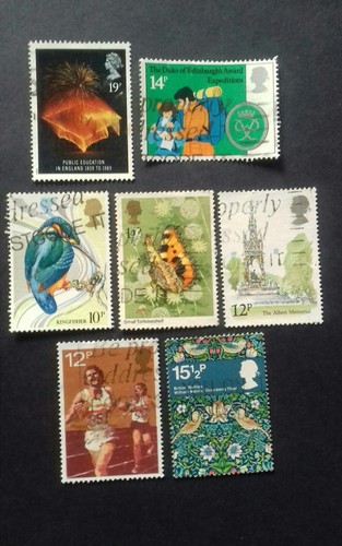 Old british stamps 1980 - stamps,