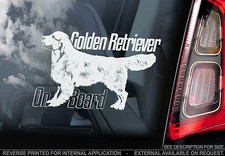 Golden Retriever - Car Window