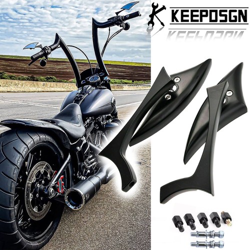 Black motorycle rearview - black,