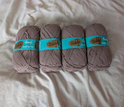 Teddy family double knitting - teddy,
