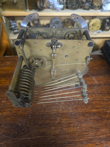 Antique german clock mechanism - antique,