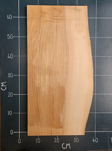 Kiln dried planed ash slab - dried,