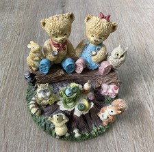 Wonderful World of Rambling Ted Figurine Vintage 1998 Family by Michael Abrams