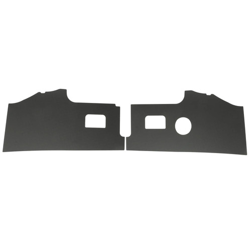 Black plastic interior - black, kick