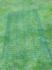 Metal Wire Fence Panel, 102x198cm, Plastic Coated, Dark Green 2 pack