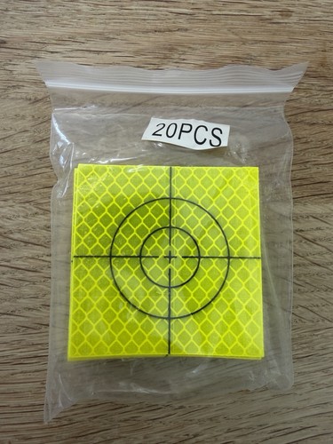 20pcs 60x60mm yellow retro - 20pcs,