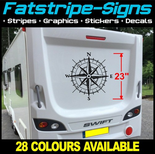 Hand drawn compass - drawn, caravan