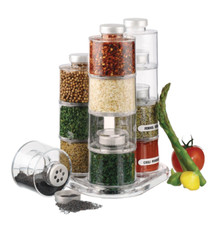 12 pcs Spice Jar Bottle Tower