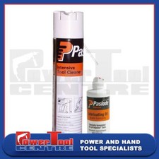 Paslode 300ml Tool Cleaner & Degreaser Cleaning Spray + 4oz Lubricating Oil Kit