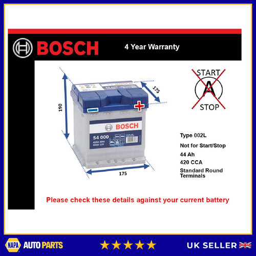 Battery fits microcar mc - fits,