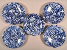 5 x Crownford  - Blue Calico