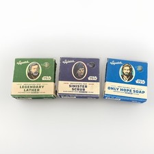 Star Wars! Lot Of 3: Limited Edition Dr Squatch Soap Bars (5 OZ Per Bar) - Read