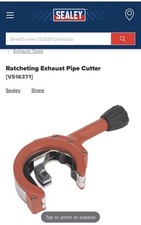 Sealey VS16371 Exhaust Pipe