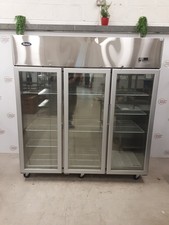 Used Atosa Slimline Three Door Upright Display Freezer, Model- YCF9409