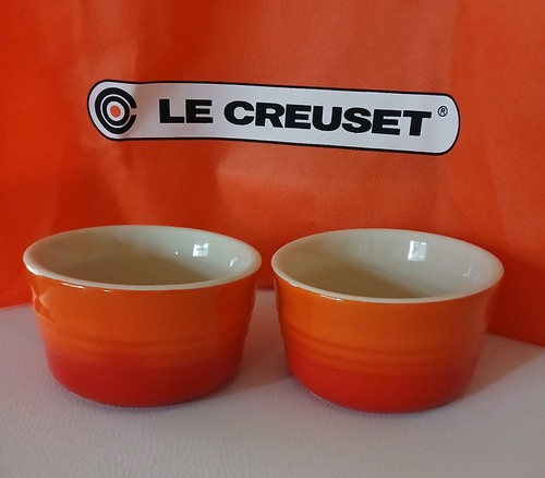 Ramekin dishes 9cm orange - x,