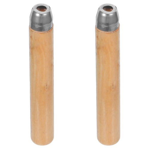 Pcs hollow wood handle - 2, large