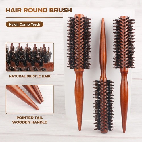 Wooden round hair - round,