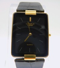 VINTAGE SEIKO LASSALE 1983 QUARTZ WATCH WORKING RARE. 