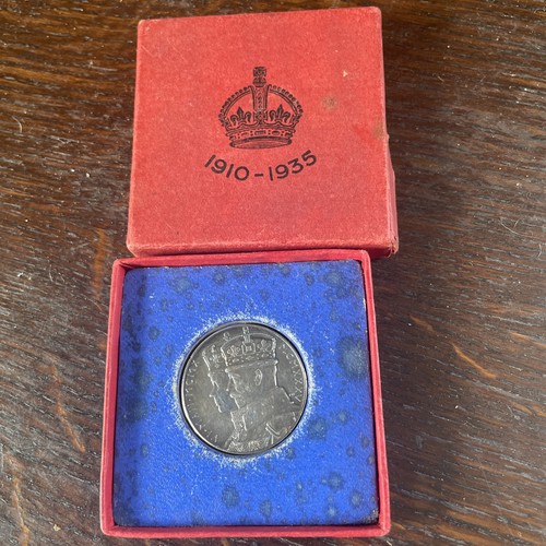 1935 silver jubilee medal - silver,