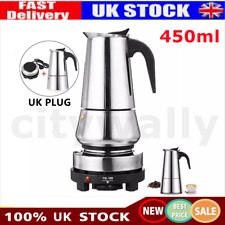 9 Cup Moka Pot with Electric