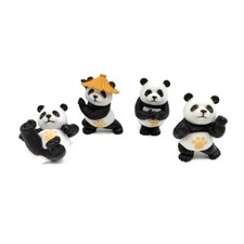 4Pcs Cartoon Panda Cute Figure