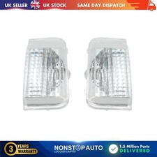 2X Door Wing Mirror Indicator Light Lens Left Right for CITROEN Relay 