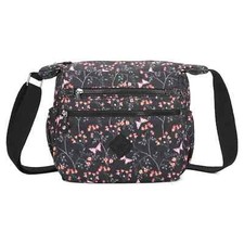 Ladies Super lightweight waterproof crossbody bag with adjustable shoulder strap