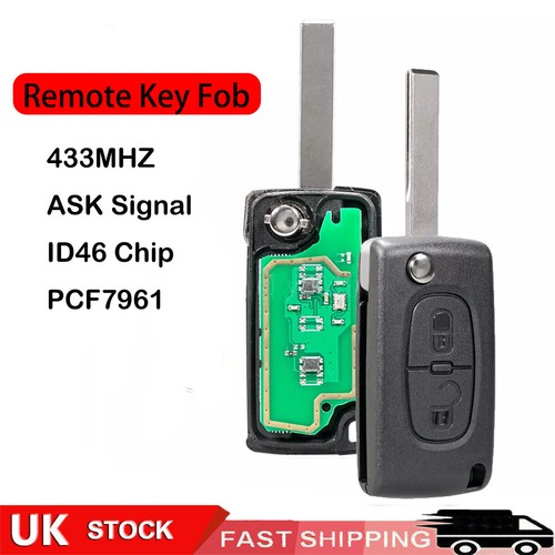 Button remote key - fob, for