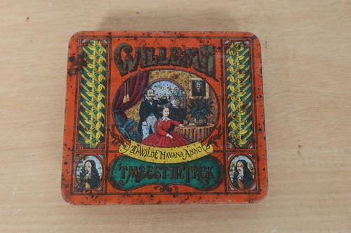 Vintage willem tobacco tin - tobacco,