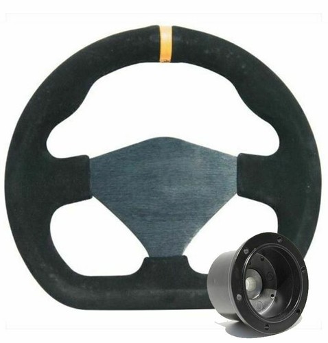 250mm black moulded steering - 250mm,