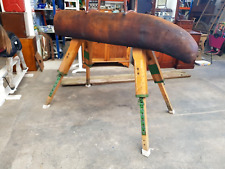 Vintage Pommel Horse Made by H.Hunt & Son Ltd Liverpool Equipment Boot Camp