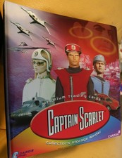 CAPTAIN SCARLETT 2001 COMPLETE SET TRADING CARDS IN OFFICIAL BINDER CARDS INC