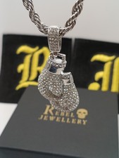 Hip Hop Bling Encrusted Boxing