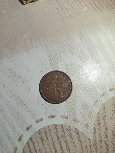 1933 george half penny - 1933, coin