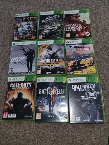 Xbox 360 games selection - 9,