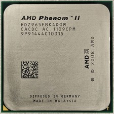 AMD Phenom II X4 965 3.4GHz Socket AM3 6MB Quad Core 125W HDZ965FBK4DGM CPU