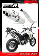 XT 660 R Exhaust ROUND Dominator Racing silencer muffler 2012 2013 2014