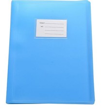 Blue A4 flexicover 104 pocket