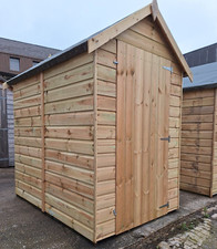 Pinelap 6x4 Pressure Treated Tanalised Factory 2nds Apex Shed Tongue and Groove